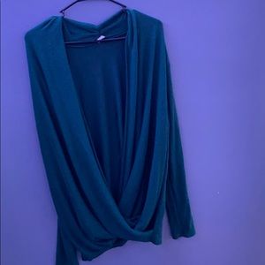 forest green maternity shirt